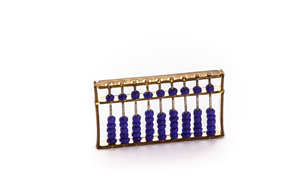Ábaco de bolas japonés soroban (miniatura)